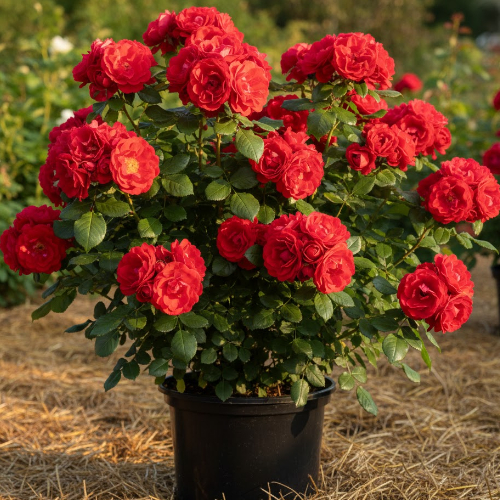 Роза плетистая Пол Скарлет купить