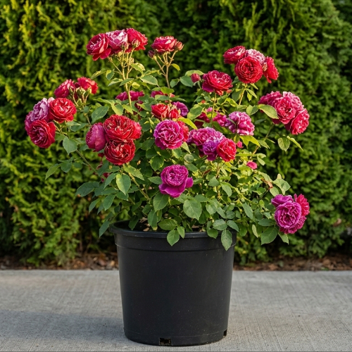 Роза повторноцветущая Baron Girod D L'Ain купить